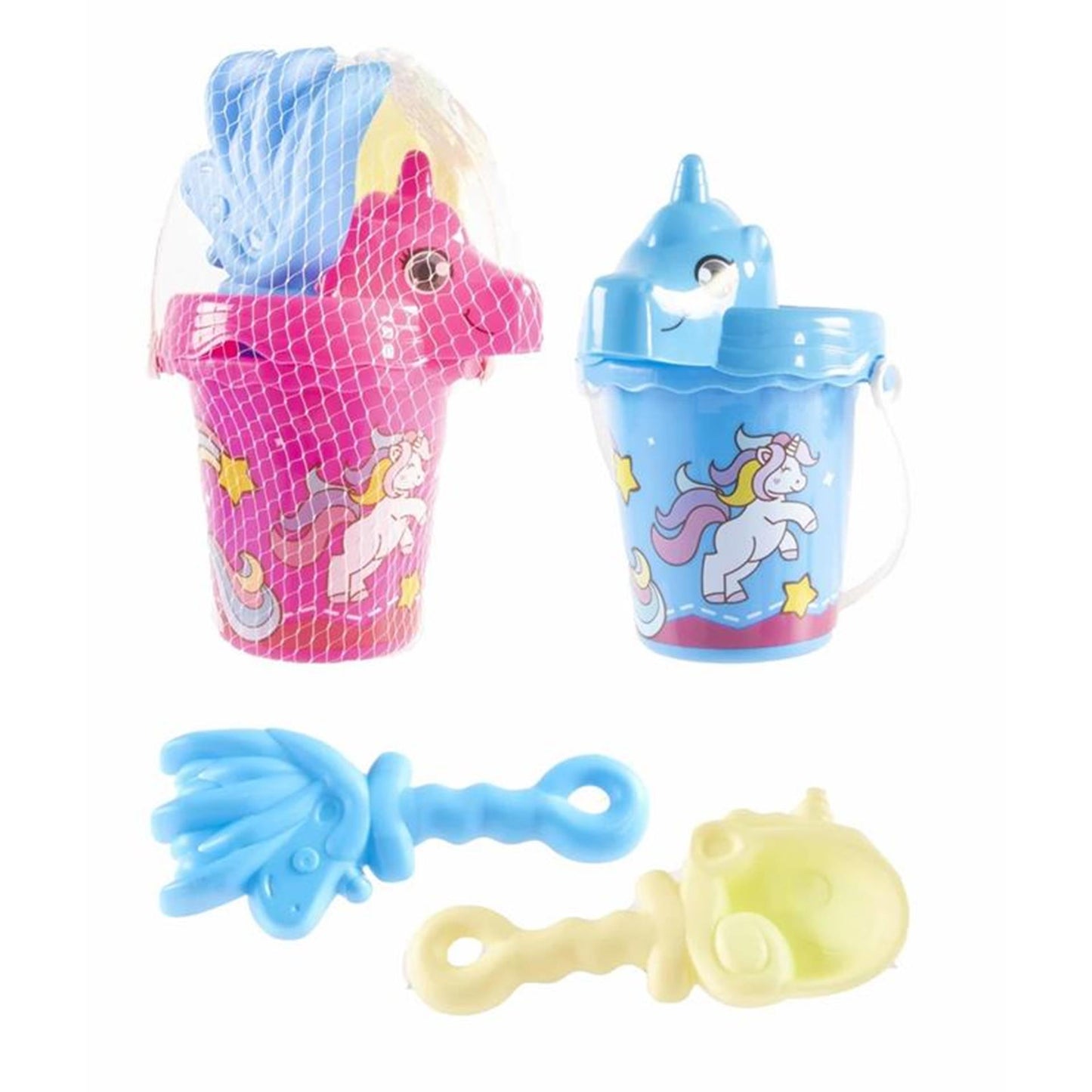 Set secchielli unicorno 21 cm 4 pezzi