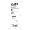 Mack 1017178 - clavo de acero bvk acero pavonado 40 gr 2,0 x 20 mm | 10 piezas