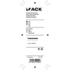 Mack 1017185 - clavo de acero bvk acero pavonado 45 gr 3,4 x 80 mm | 10 piezas