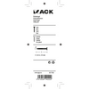 Mack 1017198 - Clavo de techo acero galvanizado 90 gr 2,0 x 25 mm | 5 piezas