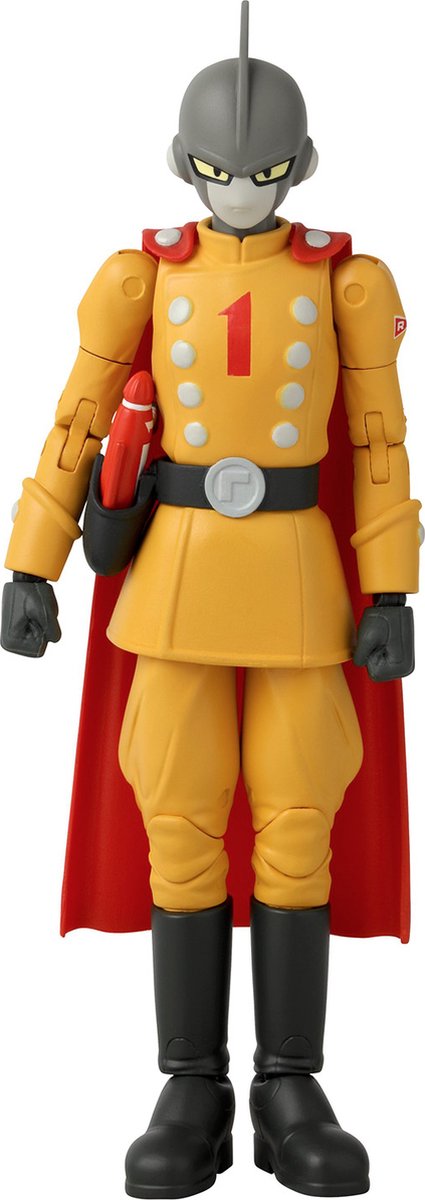 Bandai - dragon ball super super hero - figura dragon star 17 cm - gamma 1 - licencia oficial dragon ball - figura de acción gamma - juguetes para niños 4+ - 40722
