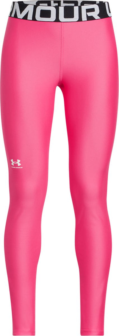 Leggings sportivi per ragazze Under Armour Heatgear - rosa