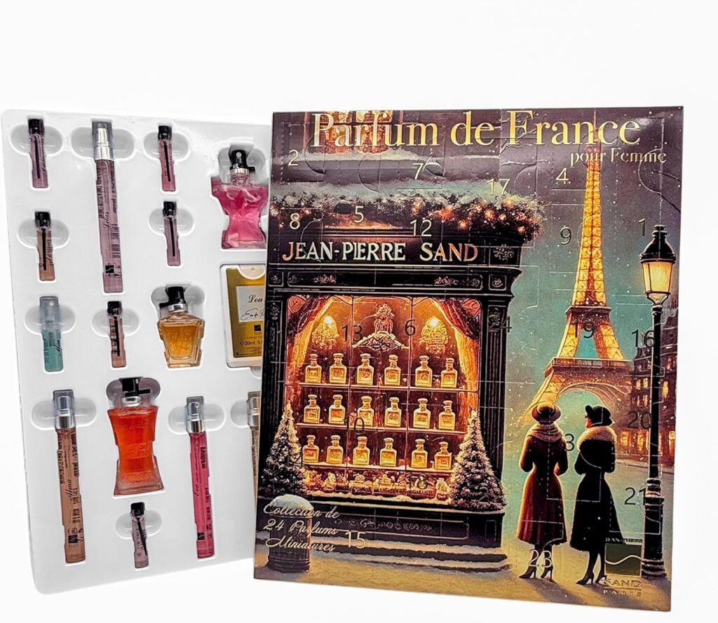 Jean-Pierre Sand Parfum de France per il calendario per il profumo per profumi a 24 pezzi da donna