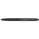 Pilot super grip g zwart intrekbare balpen met klembevestiging medium