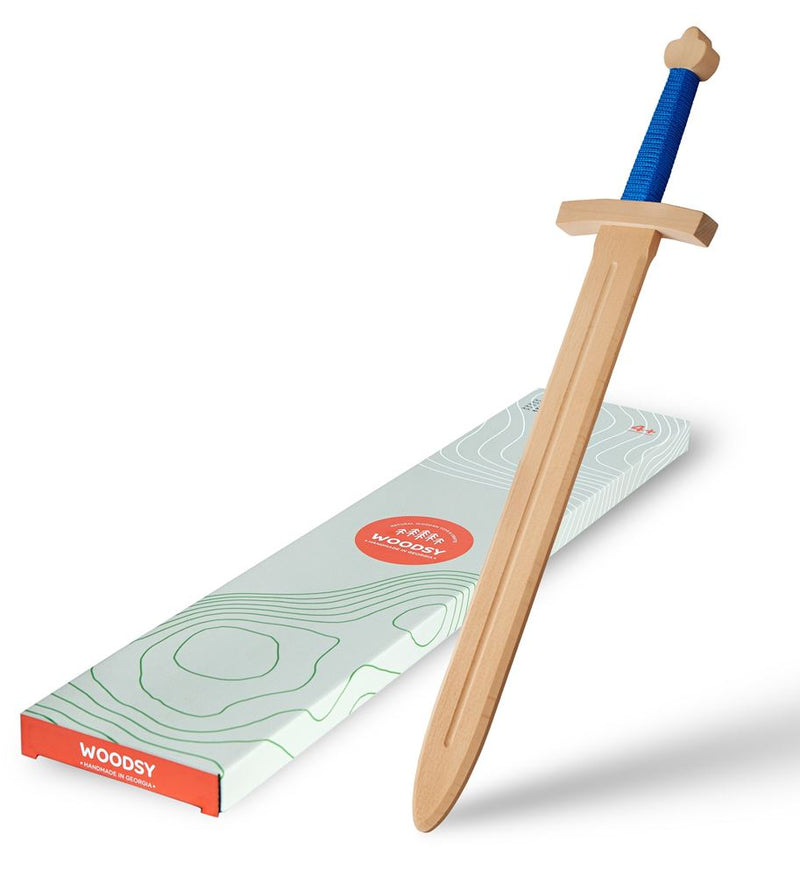 Spada grande in legno boscoso 57,5x12x5 cm