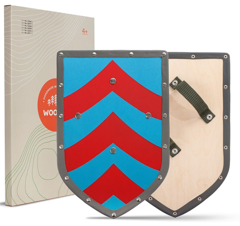 Escudo de madera amaderada. 26x39cm.