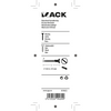 Mack 1019653 - tornillo para madera cabeza avellanada latón 9 piezas 4,0 x 25 mm | 10 piezas