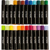 Pastelli a olio Creativ Company, l: 7 cm, spessore 11 mm, colori pastello, 24 pezzi 1 scatola
