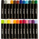 Pastelli a olio Creativ Company, l: 7 cm, spessore 11 mm, colori pastello, 24 pezzi 1 scatola