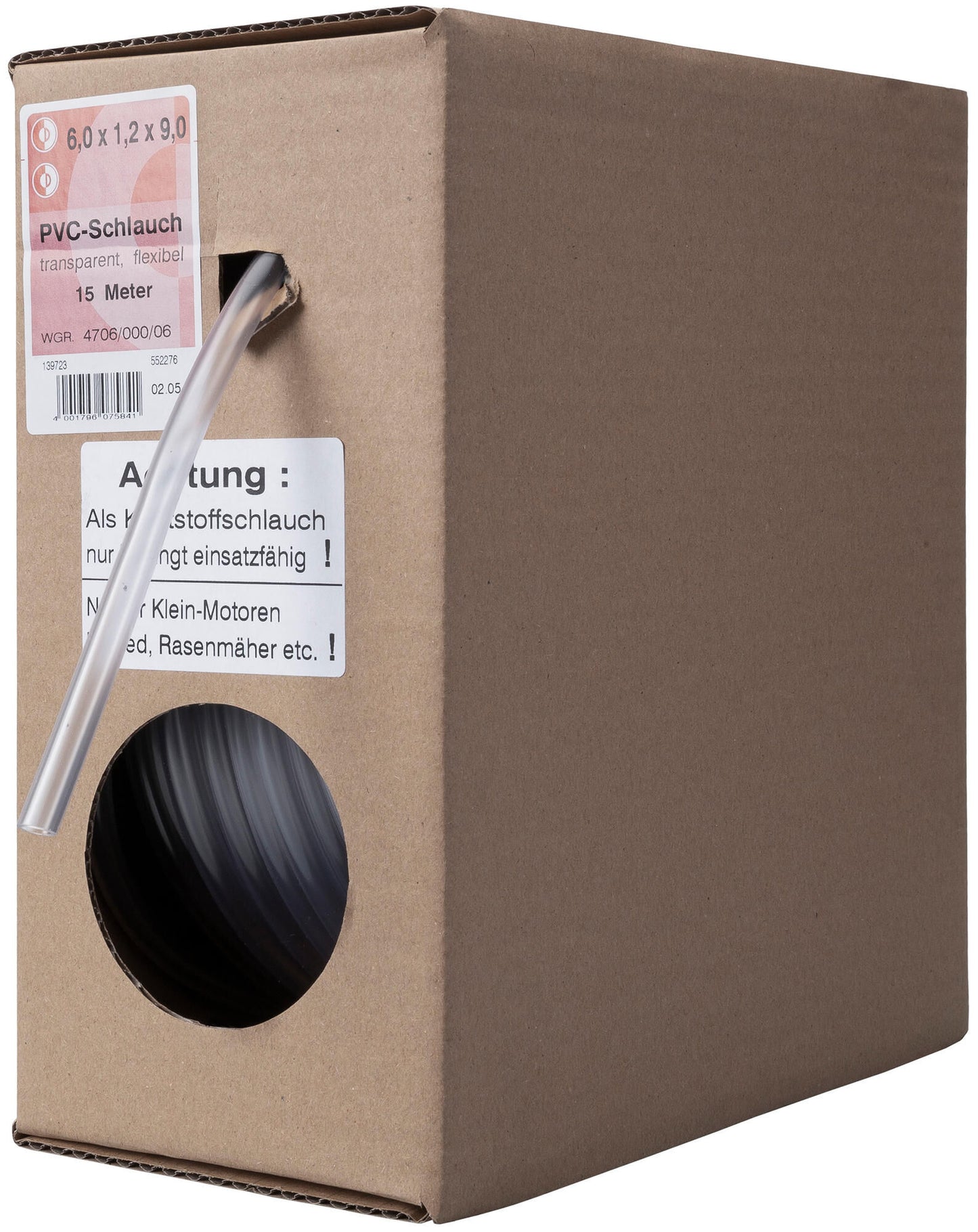 Dresselhaus brandstofslang 4706 fuel hose 8.0x1.5 dresselh. 4706 - pvc,15m