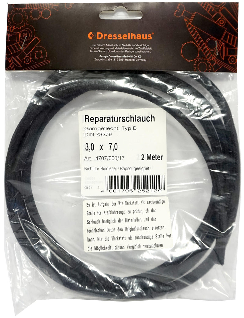 Dresselhaus kraftstoffschlauch 4707 fuel hose 9.5x14.0 dresselh. 4707 2m