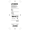 Mack 1017502 - tornillo metálico galvanizado. cabeza + tuerca chapada 13uds m5 x 30 mm | 10 piezas