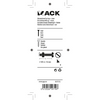 Mack 1017515 - cilindro de tornillo metálico. cabeza + tuerca plateada 27 piezas m3 x 16 mm | 10 piezas