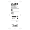 Mack 1017517 - cilindro de tornillo metálico. cabeza + tuerca chapada 20 piezas m4 x 16 mm | 10 piezas