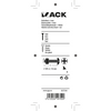 Mack 1017544 - perno estufa + tuerca acero galvanizado 16 piezas m5 x 16 mm | 10 piezas