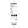 Mack 1017601 - grifo perno + tuerca acero galvanizado 12 piezas m5 x 30 mm | 10 piezas
