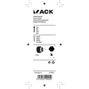 Mack 1017684 - contratuerca hexagonal acero galvanizado 20 piezas m4 | 10 piezas
