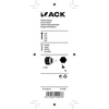Mack 1017686 - contratuerca hexagonal acero galvanizado 14 piezas m6 | 10 piezas