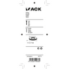 Mack 1017711 - arandela acero galvanizado 70 piezas 3,2 x 7 mm | 10 piezas