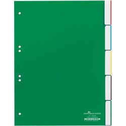 Tabs 6220 pvc a4 230x297mm 5 tabs verde