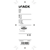 Mack 1017722 - arandela acero galvanizado 4 piezas 21 x 37 mm | 10 piezas
