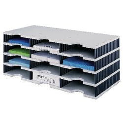 Stazione di smistamento stiro 723x331x293mm grigio nero