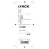 Mack 1020303 - 23 graffe cieche alluminio 4,8x12mm | 5 pezzi