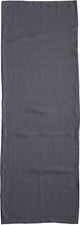 Ddddd - cabina - 2x camino de mesa - 50 x 140 cm - gris - juego de 2 piezas