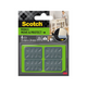 3 m 1070700 - cursori scotch® move protected autoadesivi grigi 35 mm x 24 mm | 7 pezzi