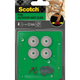 3m 1070697 - Tamponi antiscivolo scotch® outdoor da avvitare trasparenti, ø 22 mm | 16 pezzi
