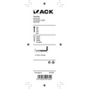 Mack 1017820 - tornillo pulgar acero galvanizado 9 piezas 4,0 x 45 mm | 10 piezas