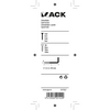 Mack 1017827 - tornillo pulgar acero blanco 4 piezas 3,5 x 40 mm | 10 piezas