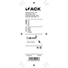 Mack 1017834 - tornillo pulgada métrico + tuerca acero 5 piezas m4 x 40 mm | 10 piezas