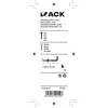 Mack 1017836 - tornillo pulgada métrico + tuerca acero 3 piezas m6 x 60 mm | 10 piezas
