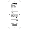 Mack 1019725 - tornillo de ajuste galvanizado 10 piezas 6 x 60 mm | 10 piezas