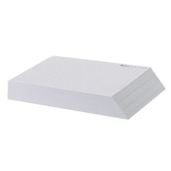 Bloc de notas de papel a cuadros könig ebhardt 98x113x20mm 90gsm blanco 170 hojas