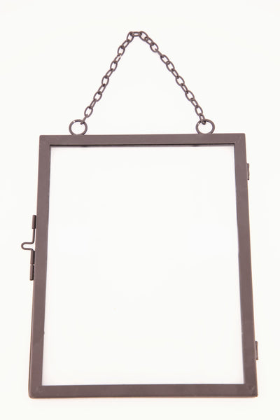Marco de fotos colecciones naturales metal 20,5x27x1,8cm