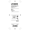 Mack 1017889 - Taco para placa de yeso plt + tornillo zamac 4uds 6 x 38 mm | 10 piezas