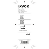 Mack 1017900 - taco + tornillo pulgar polieth 8uds 6mm 4x40mm | 5 piezas