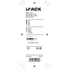 Mack 1019939 - perno de cuña con espárrago roscado. galvanizado3 uds m8x75 51mm | 5 piezas