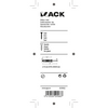 Mack 1019942 - perno de cuña con espárrago roscado. galvanizado2 piezas m10 x 80mm | 5 piezas