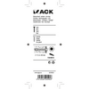 Mack 1019959 - tornillo para hormigón galvanizado 6 puntos 4 piezas 7,5 x 60 mm | 5 piezas