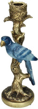 Hd collection kandelaar vogel polyresin 11x9x26cm