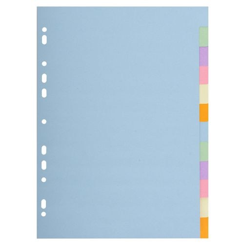 Tabs forever exacompta cartulina a4 surtido 12 tabs