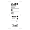 Mack 1018086 - tornillo autoperforante cabeza cilíndrica chapada 55uds 4,8 x 25 mm | 5 piezas