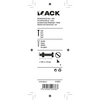 Mack 1018095 - cilindro de tornillo metálico. cabeza + tuerca chapada 28 piezas m5 x 30 mm | 5 piezas