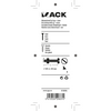 Mack 1018096 - cilindro de tornillo metálico. cabeza + tuerca chapada .25 pzas m5 x 40 mm | 5 piezas
