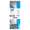Mack 1018102 - perno calentador + tuerca acero galvanizado 30 piezas m6 x 40 mm | 5 piezas