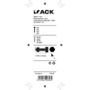 Mack 1018107 - grifo perno + tuerca acero galvanizado 35 piezas m5 x 20 mm | 5 piezas