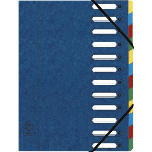 Cartella di crescita exacompta exaclair harmonik a4 blu